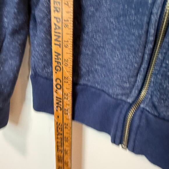 Patagonia Men's P-6 Label French Terry Full-Zip Hoody Jacket Blue XS - Picture 3 of 8